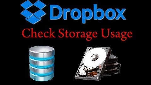 How To Check Dropbox Storage Usage