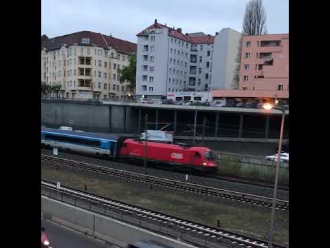 チェコ国鉄レールジェット、ベルリンーグラーツ。ベルリンの環状線を回送中。 YouTube