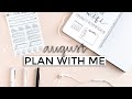 PLAN WITH ME | (Minimalist) August 2019