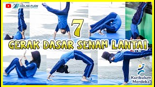 7 GERAK DASAR SENAM LANTAI | MACAM GERAKAN SENAM LANTAI | LOKOMOTOR | KELAS PJOK 