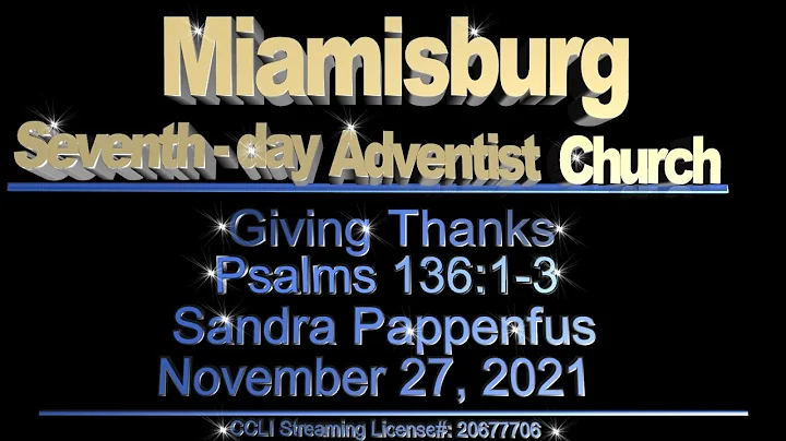 Giving Thanks by Sandra Pappenfus