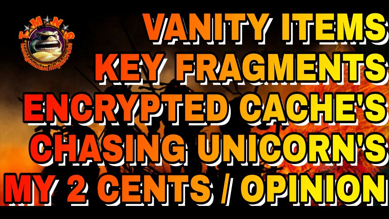 KEY FRAGMENTS & ENCRYPTED CACHE'S - RARER THAN UNICORNS - THE DIVISION 1.7
