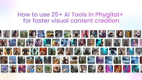 Phygital+ AI Workspace for working with neural networks