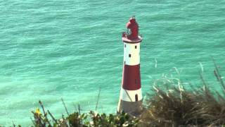 Paragliding in Eastbourne - Beachy Head cliffs and lighthouse in Eastbourne