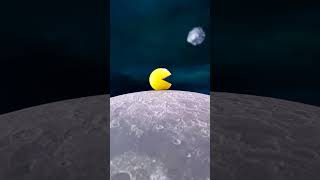 Pacman And Bowser On The Moon #Shorts