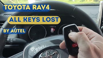 2022 Toyota Rav4 all keys lost by Autel IM608 with Apb112. How to program a new key for Toyota Rav4.