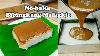 BIBINGKANG MALAGKIT (NO BAKE ) | No Oven Bibingkang Kanin