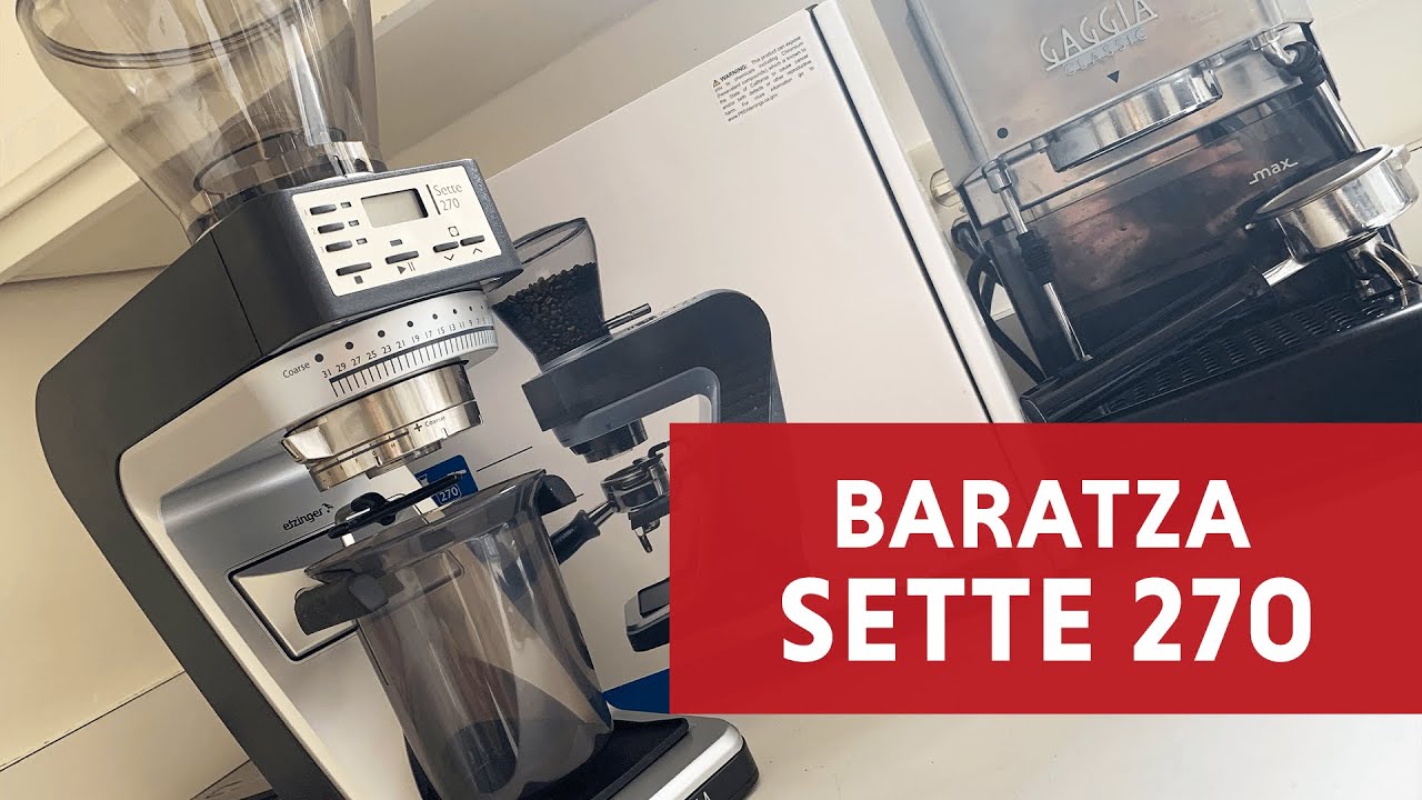 Baratza Sette 270 Espresso Grinder Unboxing to Pair with Gaggia