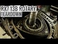 Mazda RX7 13B Rotary Engine Teardown