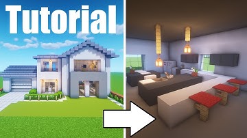 Minecraft Tutorial: How To Make A Modern Suburban House "2020 Tutorial" Part 2
