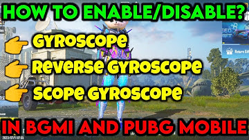 How to Disable Gyroscope Reverse in BGMI | BGMI Gyroscope Related All Problems Solution ||