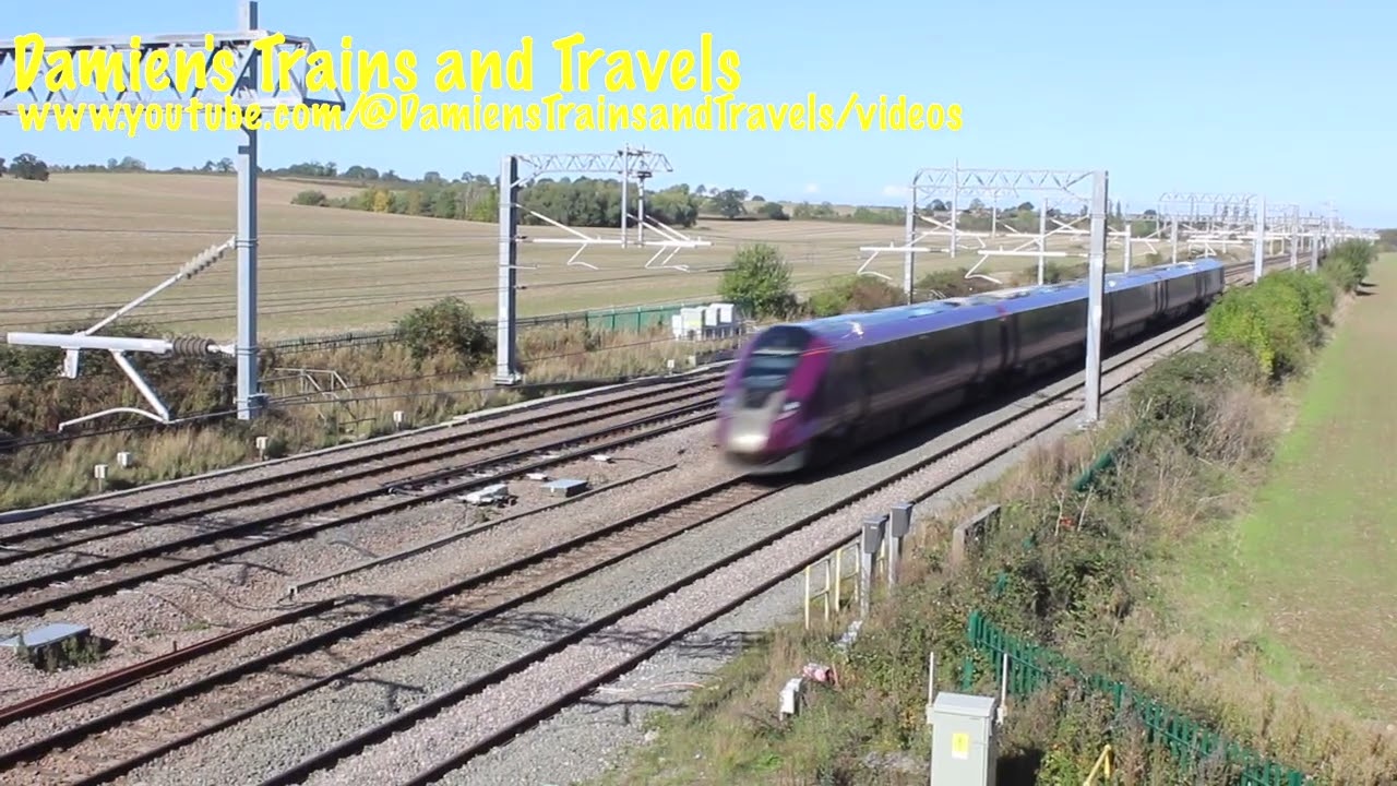 Class 810 No. 810001 Passing Harrowden Junction, The Slips , 11th October 2024