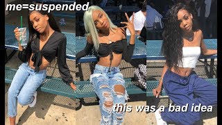 i broke my schools STRICT dress code for a week straight....ft.boohoo i broke my schools STRICT dress code for a week straight....ft.boohoo