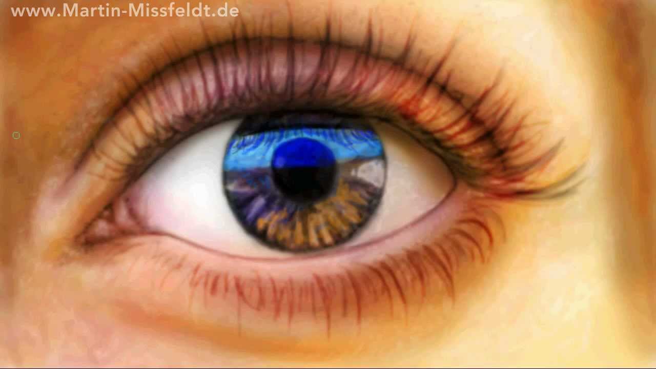 Realistisch malen mit (Auge) YouTube