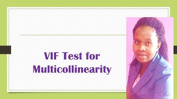 How to Test for Multicollinearity using VIF in STATA