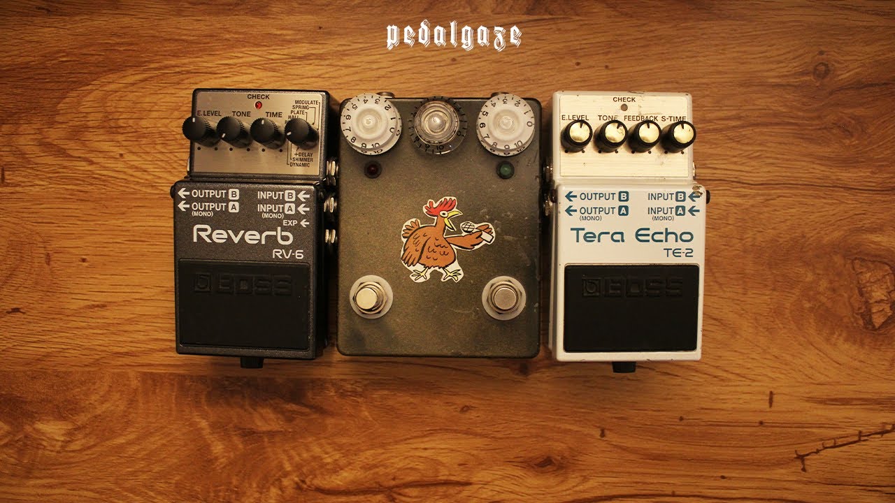 Boss TE-2 Tera Echo + RV-6 + DIY Fuzz: Chicken Shoegaze