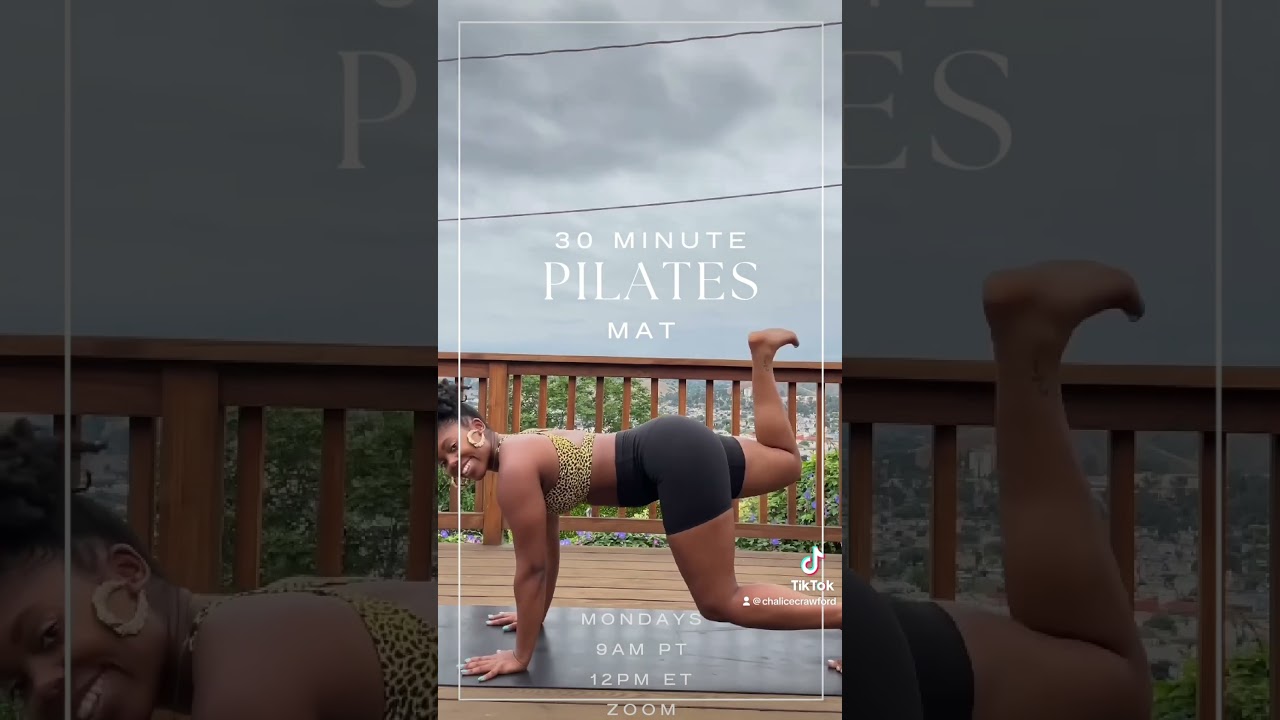 30 Minute Pilates Mat on zoom - Mondays 