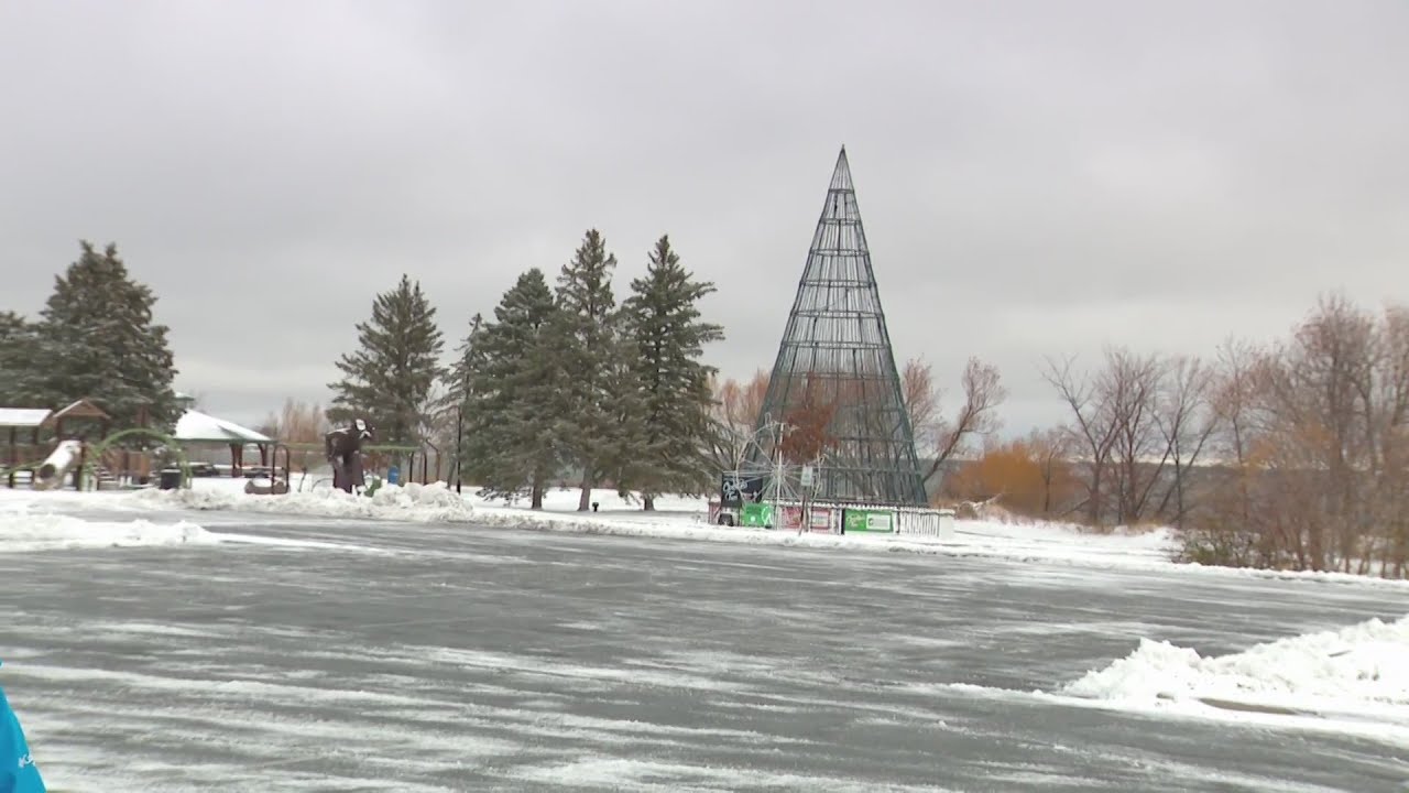 First snow of season in Bemidji YouTube
