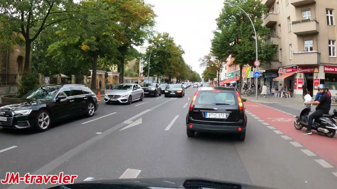 Morning Driving in Berlin-East Germany 🇩🇪-2023-[4k]-HDR tour Hermannstraße Neukölln.