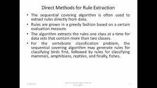 DM & DW 6th Sem: Module 4 Rule Ordering Schemes