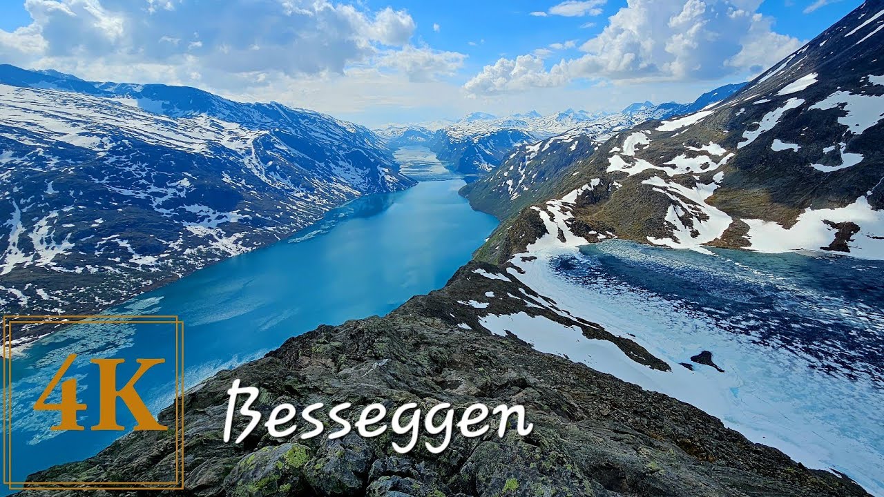 4k Hike on Top of Besseggen in Jotunheimen/Norway