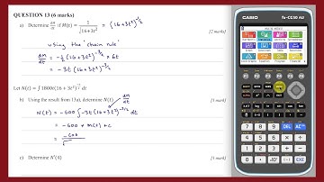 2020 QCE Maths Methods Written Exam Sample Paper Video Solutions Questions 11 - 14