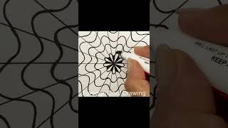 3D Optical Illusion Drawing ✍🏻 #shorts #shortvideos #art #drawing #easy #geometric #3d #satisfying