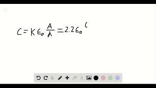 What is the capacitance of two square parallel plates 6 6 cm on a side that are separated by 1 8 mm