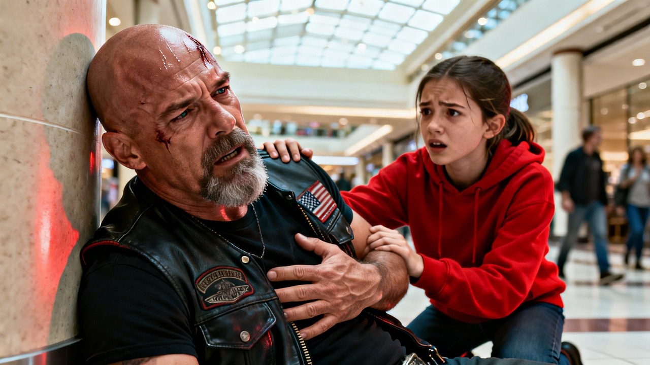 Homeless Girl Saved Biker Having Heart Attack at Mall — Then Hells Angels Changed Everything
