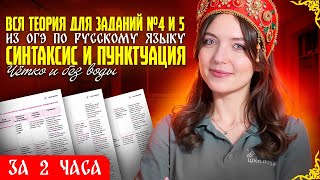 видео: ВСЯ теория для заданий №4 и 5 из ОГЭ по русскому языку.Синтаксис и пунктуация за 2 часа. картинка: ВСЯ теория для заданий №4 и 5 из ОГЭ по русскому языку.Синтаксис и пунктуация за 2 часа.