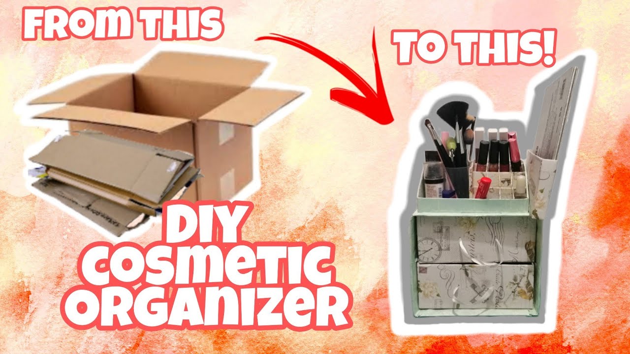 DIY Cosmetic Organizer // Tipid hacks! 💕 YouTube