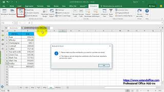 How to copy data from / into multiple worksheets in Excel