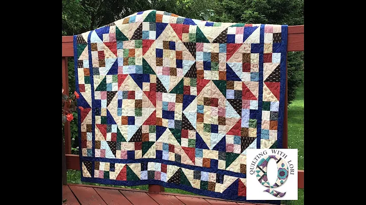 Scrappy Quilt   California Maze - Scrap Stash Buster