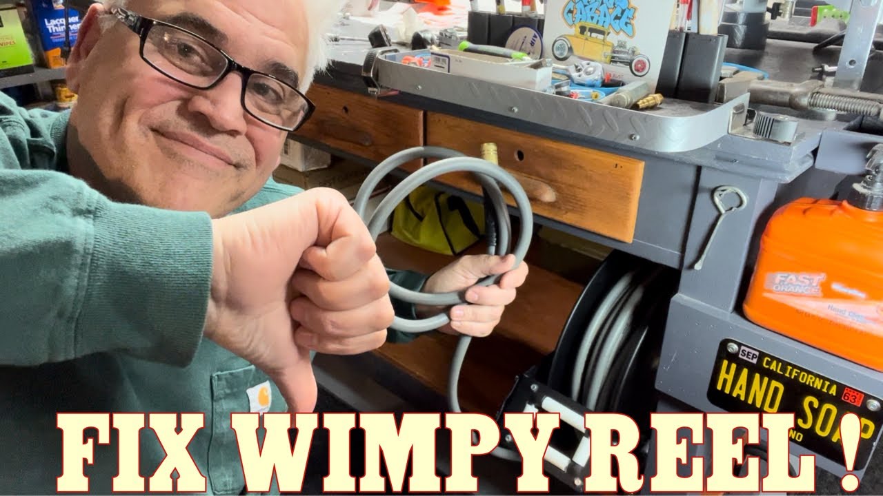 Fix Air Hose Reel Tension Adjust Air Hose Reel. YouTube