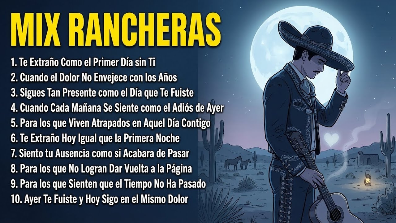 Mix de Rancheras Romanticas - Amores que se Extrañan Como si Fuera Ayer