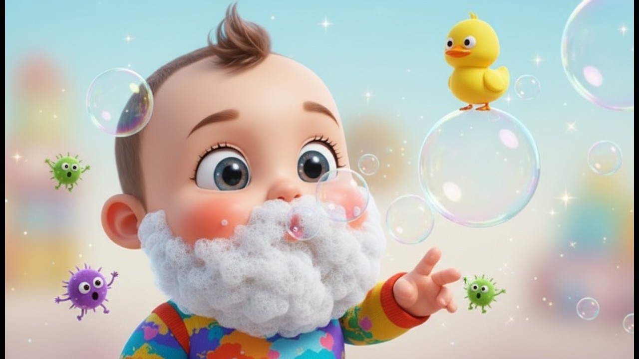 Пузырьки в ванне 🫧🧼🛁 | Весёлое купание и мыльные забавы | Развивающий мультфильм