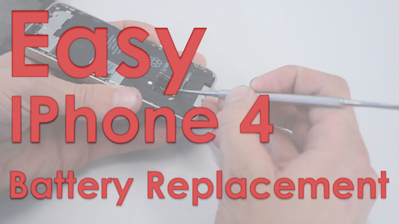 Easy IPhone 4 Battery Replacement JustPhoneTips YouTube Easy Iphone 4 Battery Replacement Justphonetips Youtube