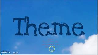 Determining Theme