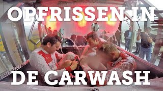 Voetballers Pvcv Genieten Van Een Wasbeurt Bij Carwash De Wetering.