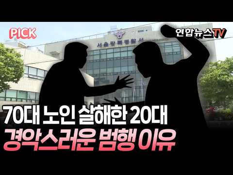 20-Year-Old Kills 70-Year-Old Stranger in Gangbuk-gu, Seoul… Shocking Motive [PICK] / YonhapnewsTV