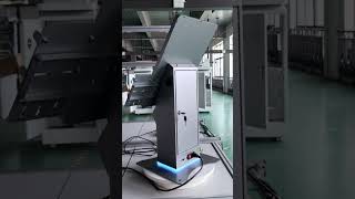 Various styles of self service ordering kiosks