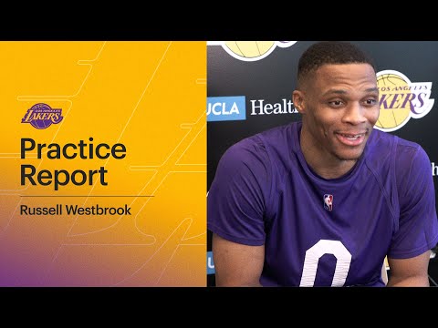 Russell Westbrook discusses the team's film session that focused on playing without Anthony Davis