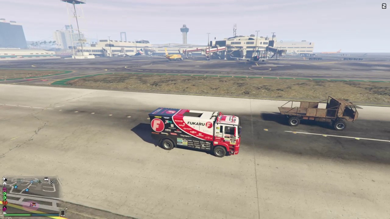 GTA 5 Airport Drag Race (Wastelander vs. Dune Fukaru Rally)