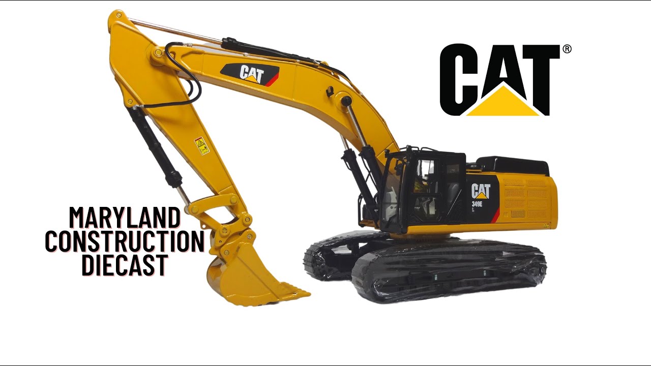 for CCM for CAT 349E L Excavator 1:48 Truck Pre-built Model