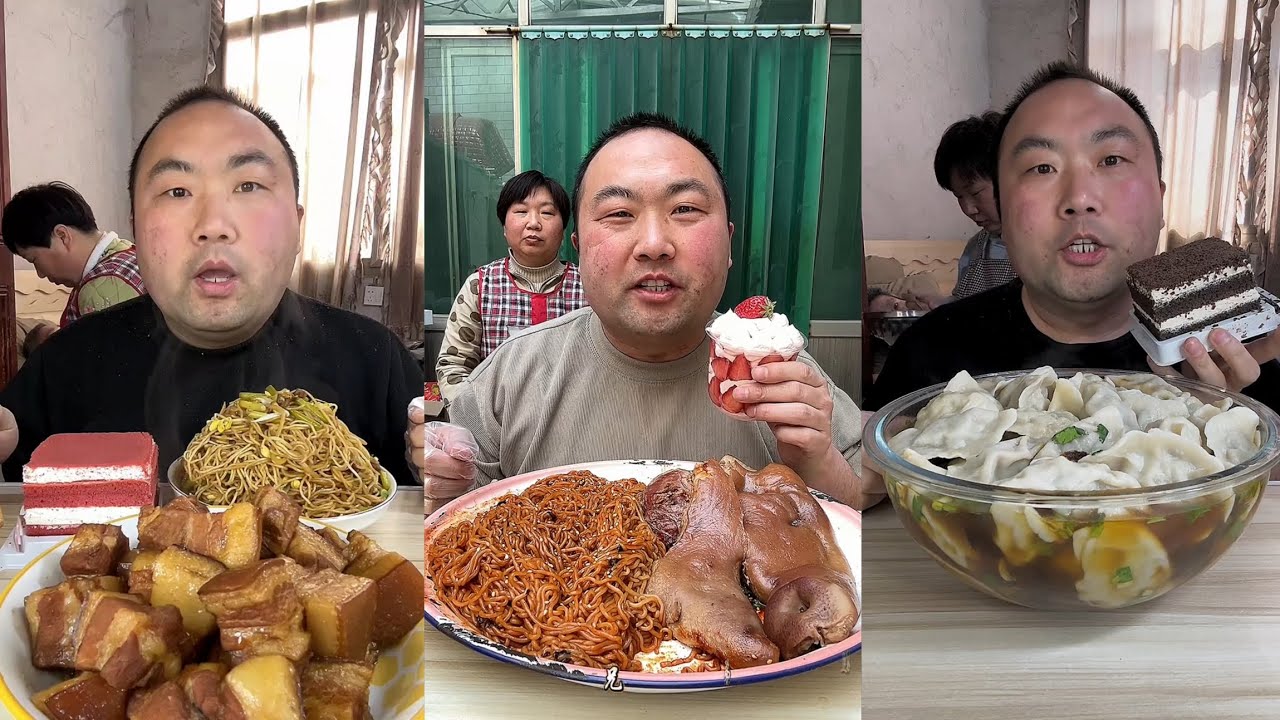 Mukbang #65 :Eat pig brain belly pork, Fried skewers 😋🤤.#belly #eatingsounds  #mukbang #food 