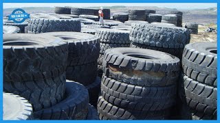 GIANT TYRES. Revolutionizing Tire Recycling: From Production to Recycling in 50 Minutes