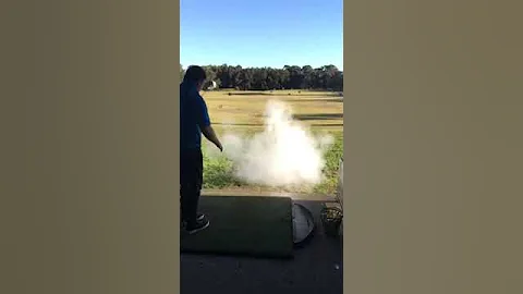 Exploded Golf Ball - Slow Motion!!