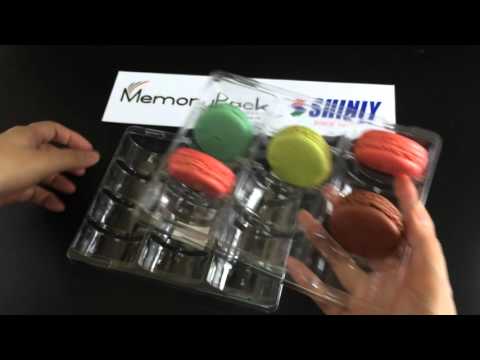Stackable 12 Macaron tray packaging(www.memorypack.com.tw)