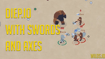 NEW Diep.io With Swords And Axes - Wilds.io Gameplay