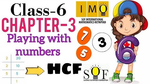 Class 6 IMO | CHAPTER 3 | Playing with Numbers | Maths Olympiad for class 6 | IMO work book